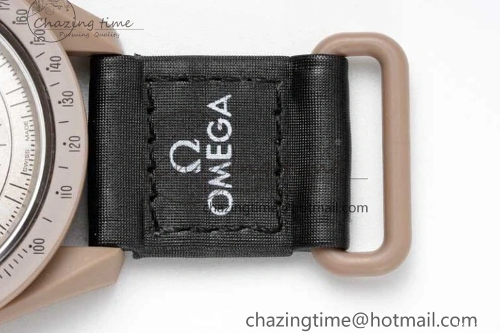 0308 Speedmaster Misson To Jupiter 1:1 Best Edition Brown Dial On Nylon Strap Quartz Breathable 7857